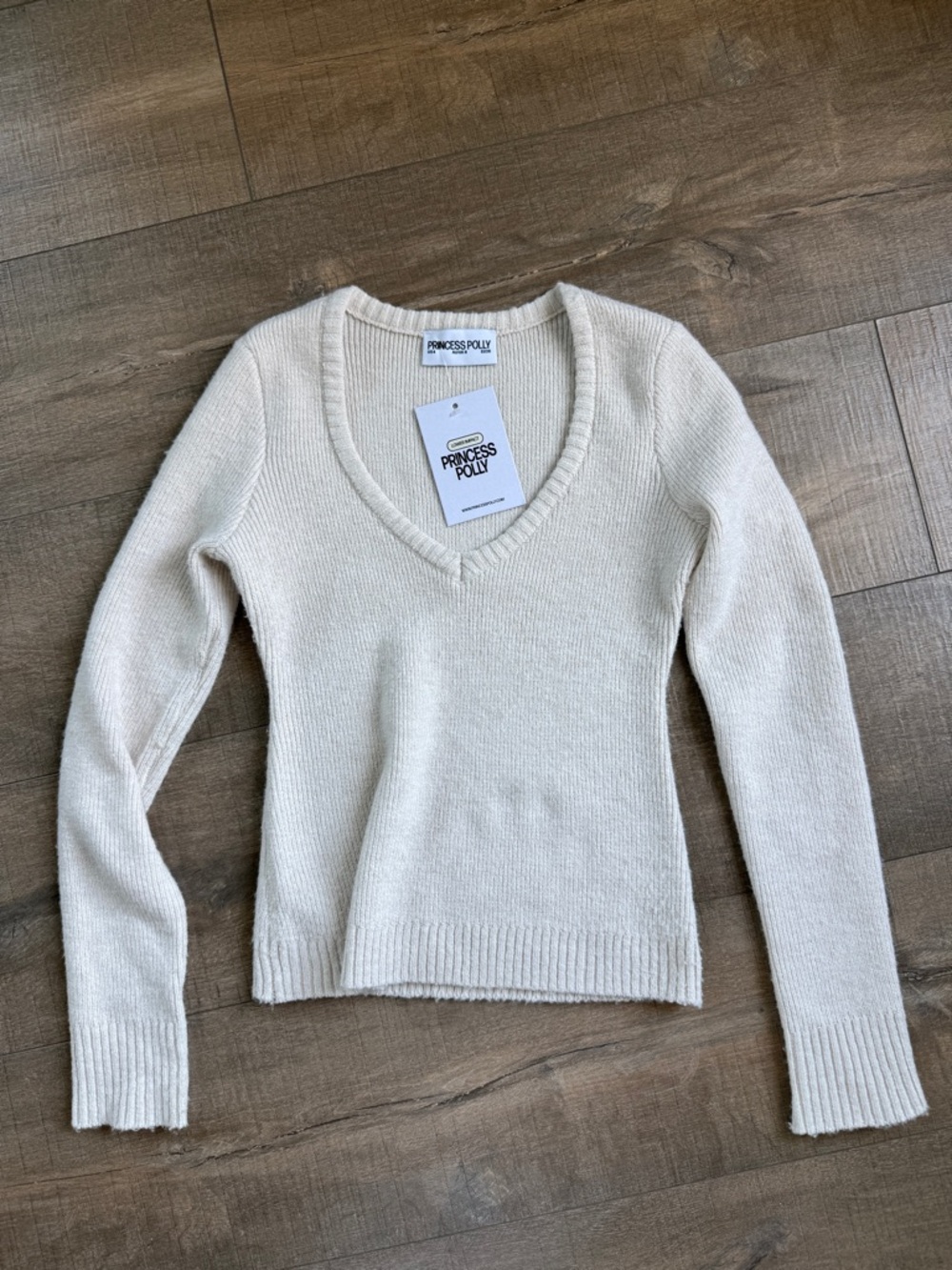 Princess Polly Elayna Sweater Cream